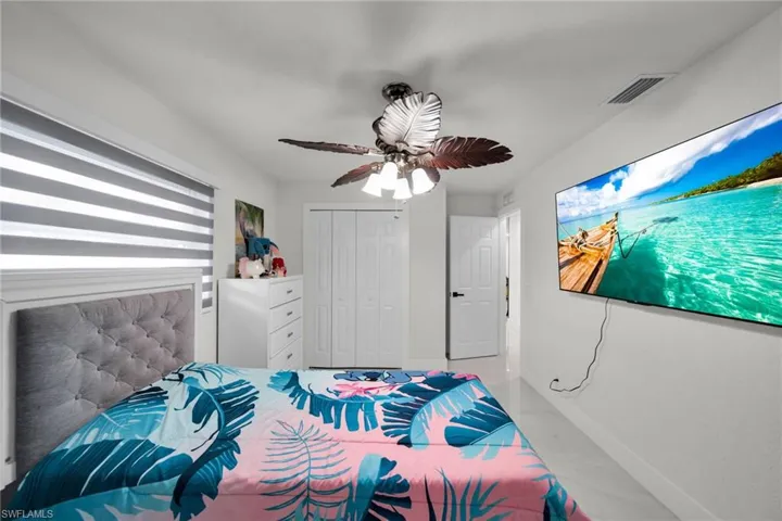 White walls and light-toned flooring create an open atmosphere