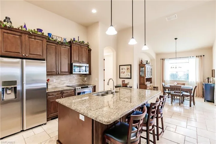 Gourmet Kitchen open to the Dining Room!