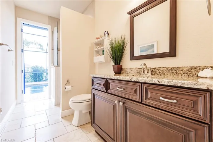 Guest Quarters Bathroom & Pool Bath Combination!