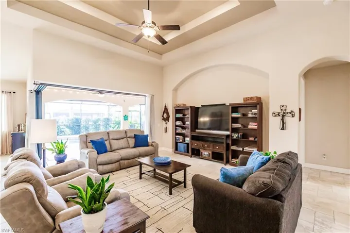 Great Room with Zero-Corner Pocket Sliders!