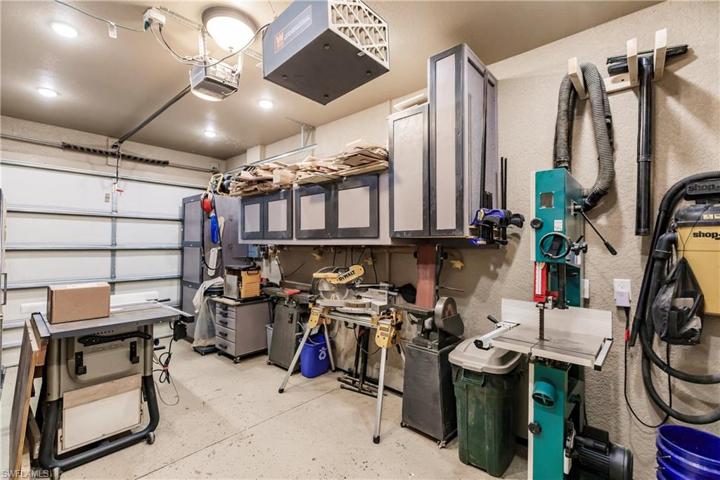 Air-Conditioned Workshop Portion of 3 Car Garage!