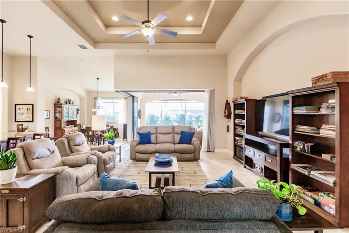 Great Room Leading to Expansive Lanai & Pool!