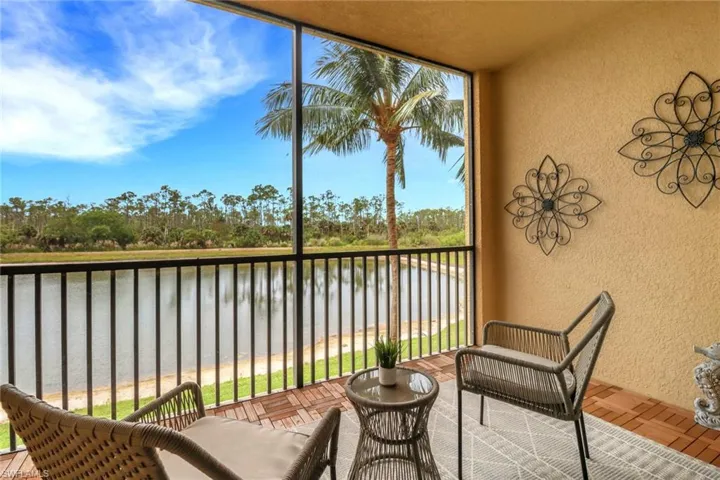 Screened Lanai Overlooking a Lake