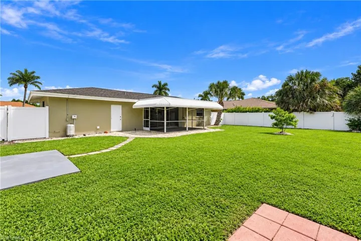 The concrete pad offers a variety of uses