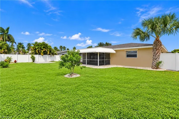 Large, beautiful, fully fenced yard