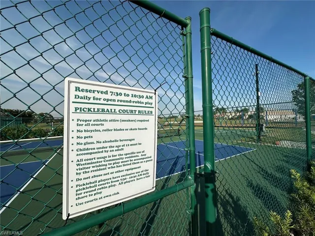 View of sport court