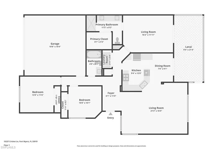 15237 Cricket Ln, Fort Myers, Florida 33919