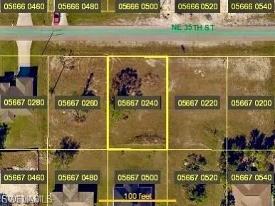 Aerial view of property's location