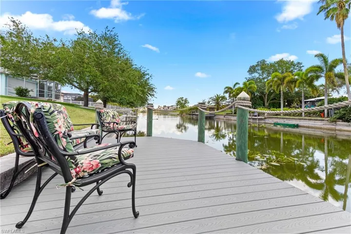 Dock featuring a water view
