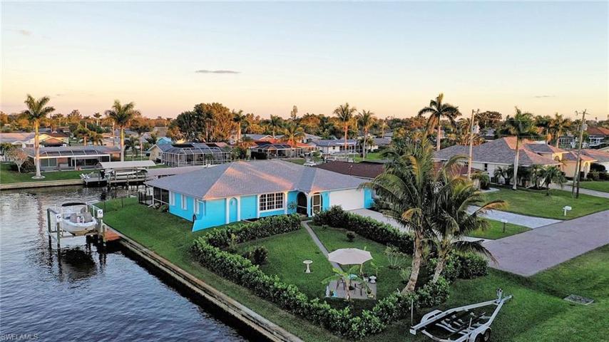 249' of seawall with this rare corner intersecting canal property!