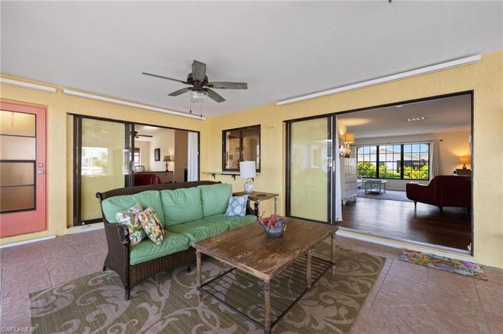 Hugh screened in covered lanai.