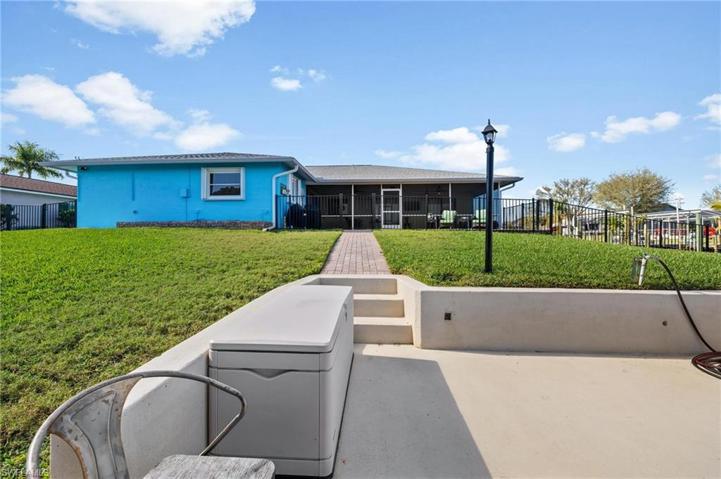 Additional concrete patio!