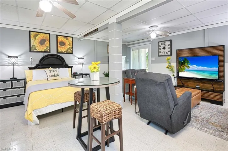 Downstairs living area