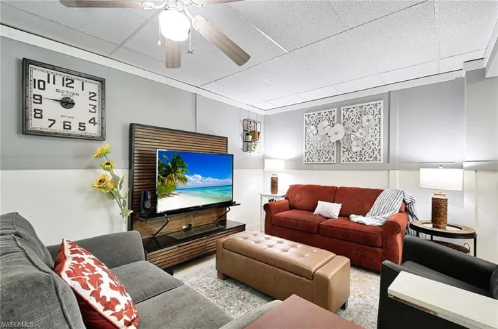 Downstairs living area