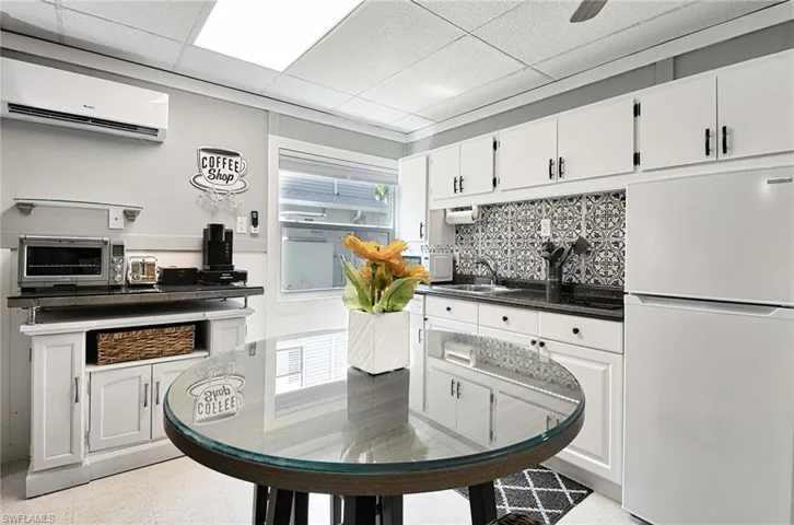Downstairs kitchen area