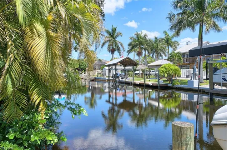 Enjoy the manatees and dolphins passing by!