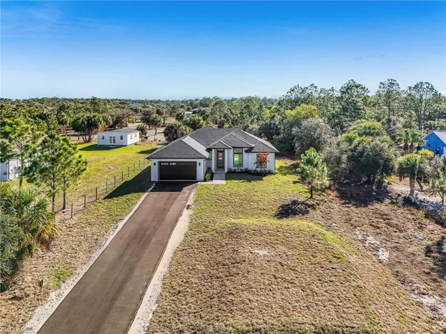 View from above of property