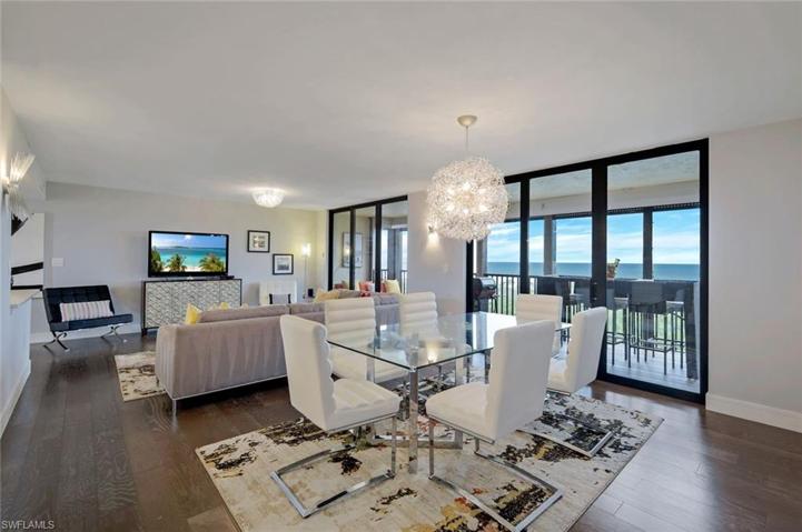 With the kitchen open to the living/dining area, you can easily create culinary treats while your guests enjoy the wine, the view AND your company!