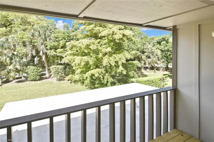 New deck on balcony of primary bedroom