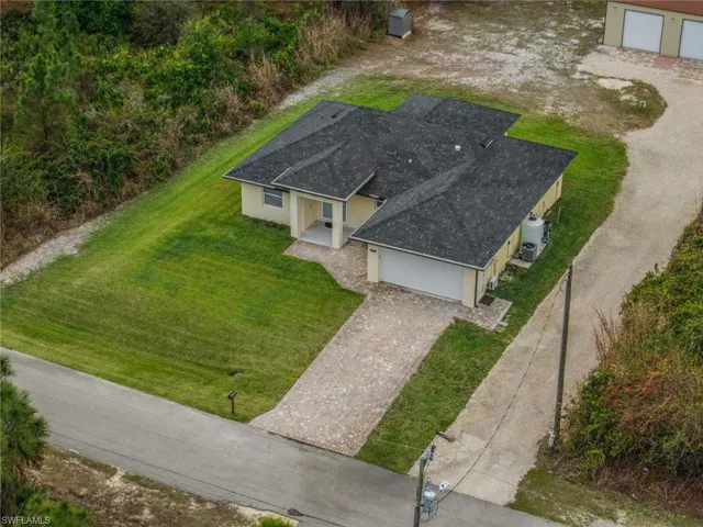 Aerial view of property and surrounding area