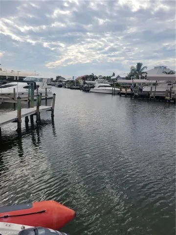 Wide deep canal.   Direct to Gulf of Mexico