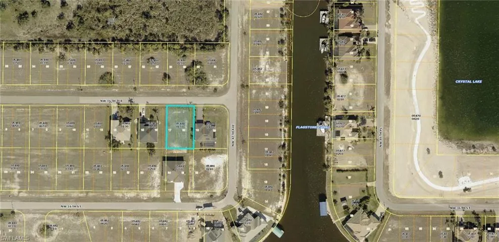 Map of property location with property parcel outlined