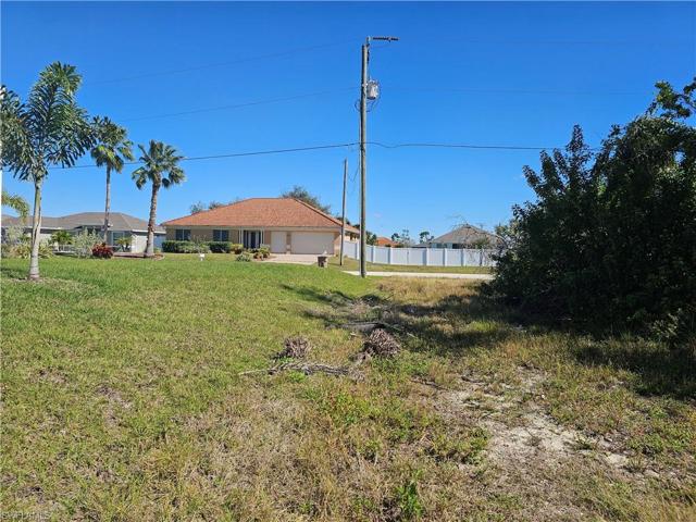 Across the street from your lot