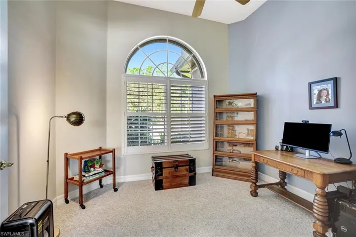 Carpeted den or home office