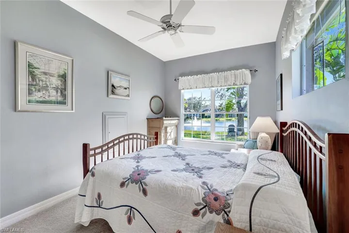 Your guests will enjoy the view from bed in this room