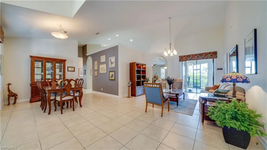 Formal living & dining areas