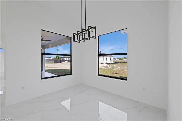 Unfurnished dining area healthy amount of natural light