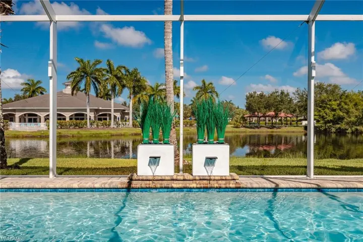 View of pool