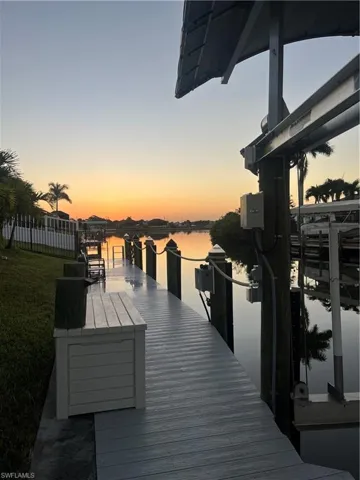 SUNSET FROM YOUR TRIPLE DOCK
