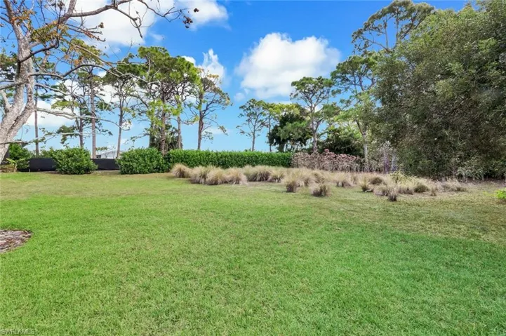 View of green lawn