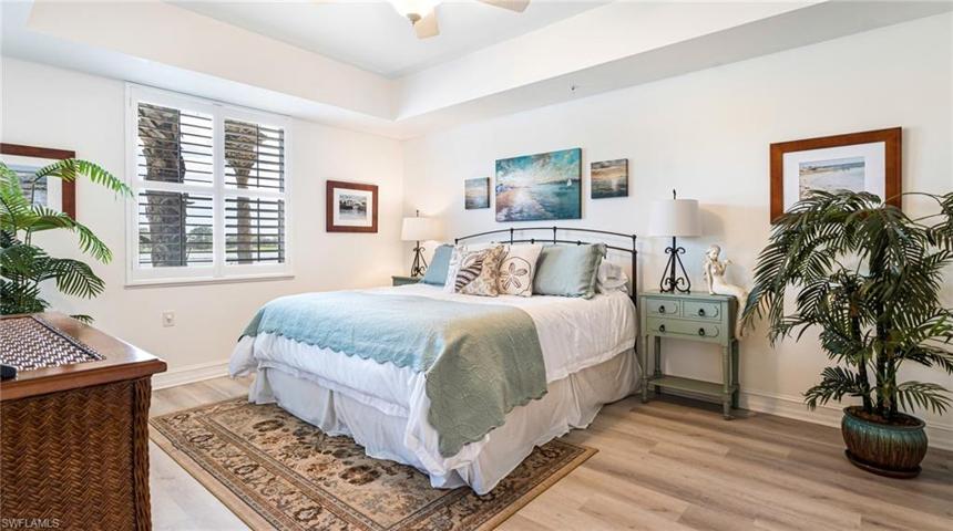 owners bedroom suite with luxury vinyl floors