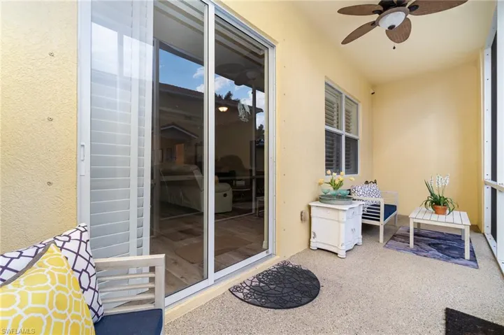 Large patio - recently rescreened