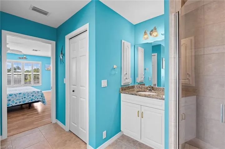 Primary bathroom -Virtually enhanced