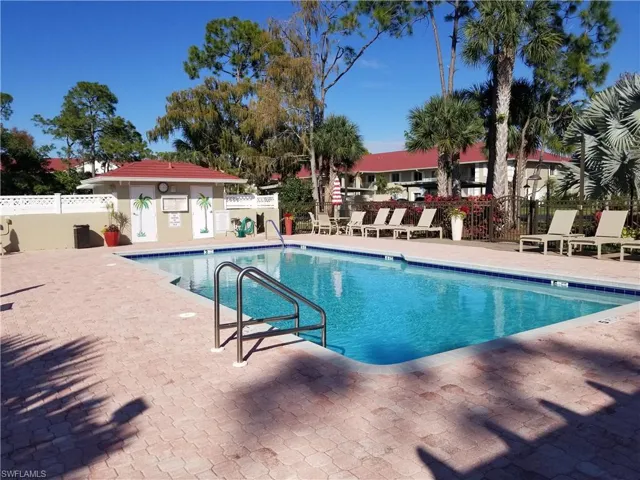 Heated pool with ample sundeck for relaxing