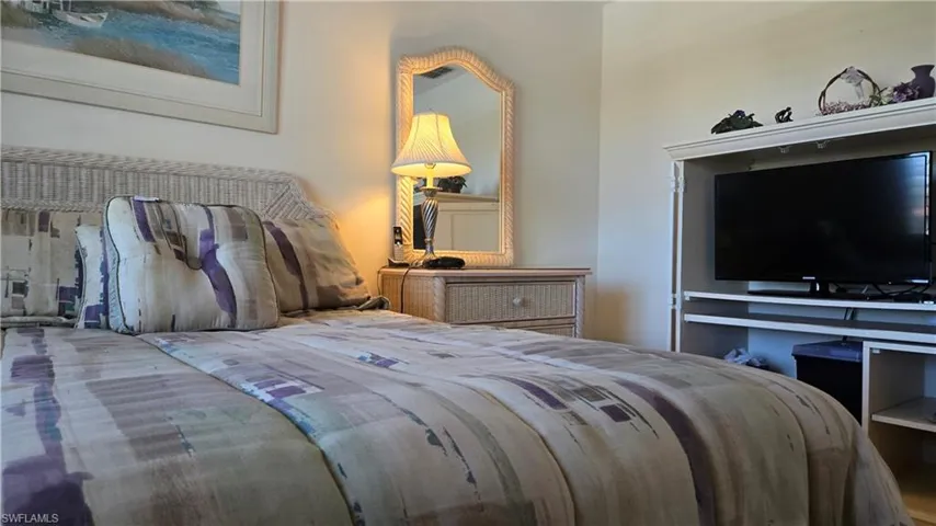 Guest bedroom with its own TV for your guests