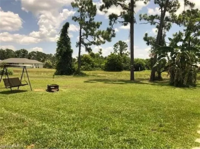 View of green lawn