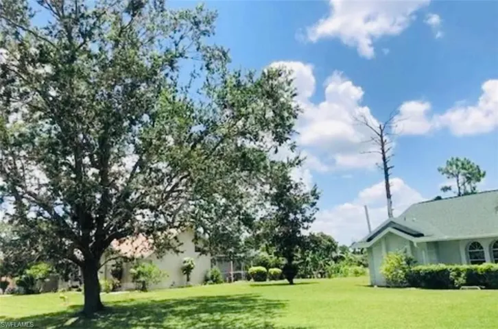 View of green lawn