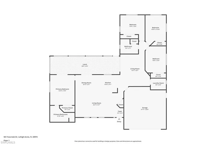 561 Foxcreek Dr, Lehigh Acres, Florida 33974