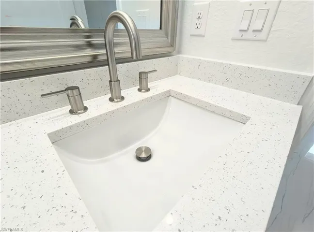 Room details with vanity
