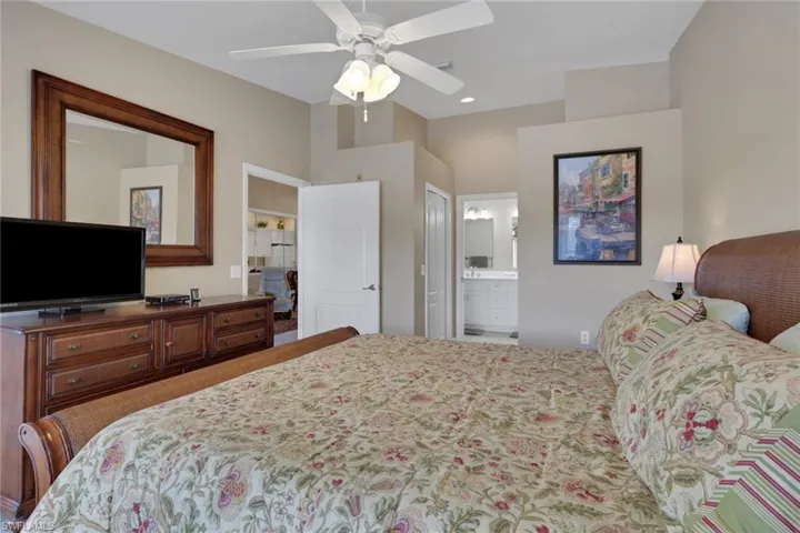 Two walk in closets in master bdrm