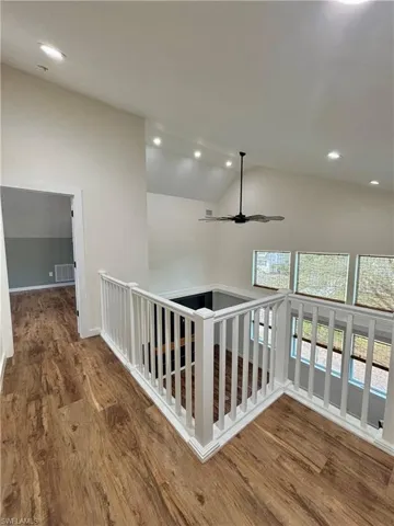 Loft overlooking the Living room and entering Master Bedroom