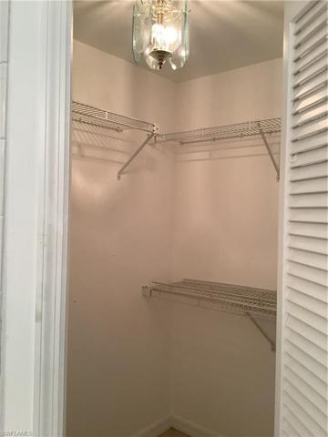 large walk in closet in the master bathroom