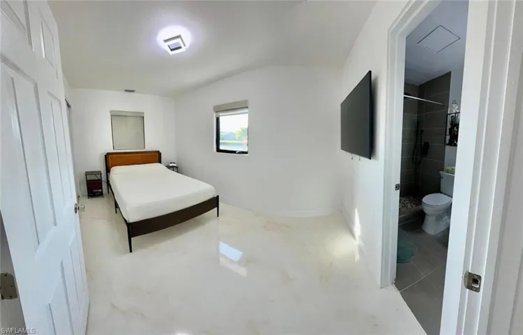 Bedroom with ensuite bathroom
