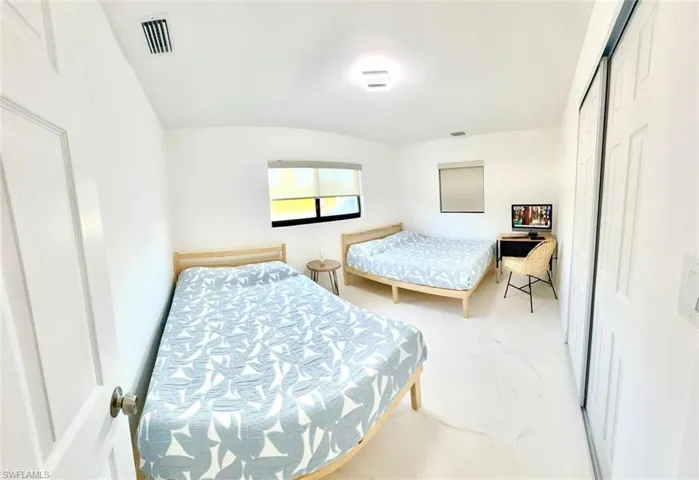 Bedroom with a closet