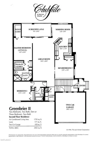 View of home floor plan