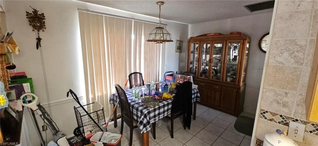 View of dining area